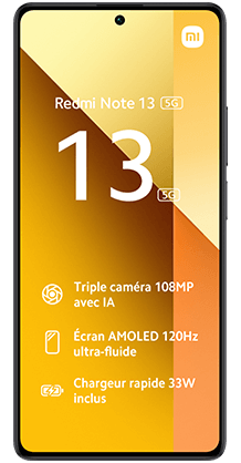 Mobile Xiaomi Redmi Note 13 5G à 1 euro